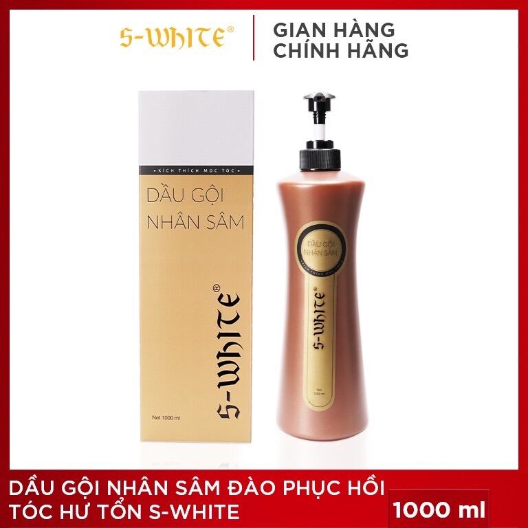 [Hcm]Dầu Gội Nhân Sâm Đào Swhite 1000Ml