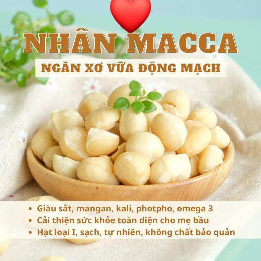 Macca Đaklak Sấy Nứt vỏ 500gr- Giòn- béo