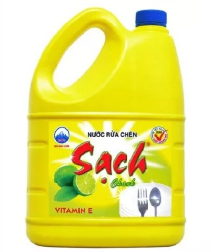 Nước rửa chén net sạch vitamin e 3.8kg