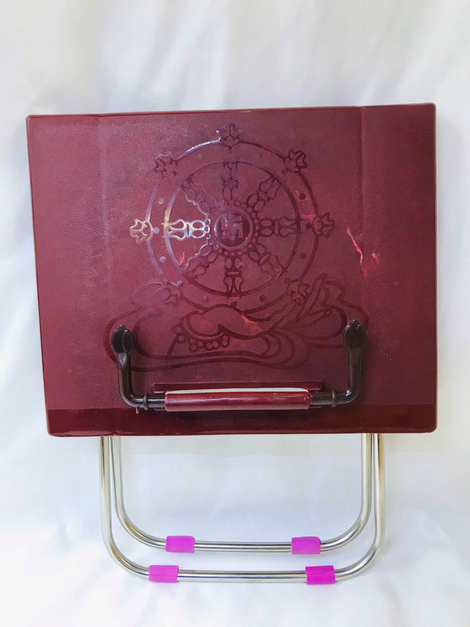 Kệ đọc kinh xếp gọn chân inox