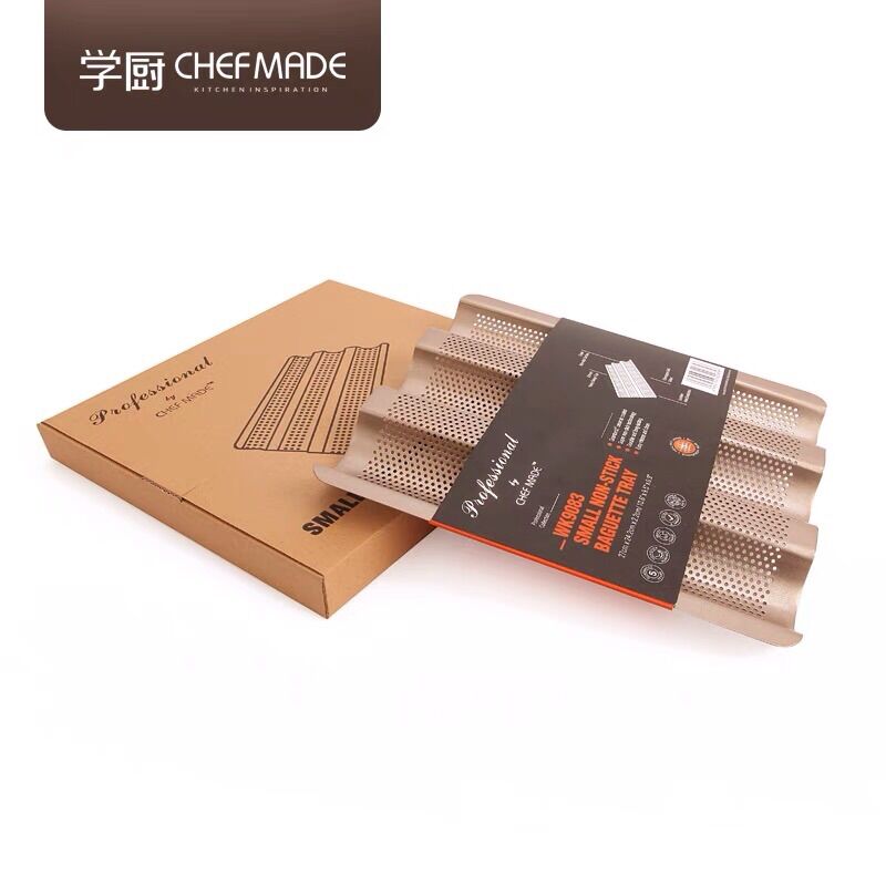 Khay nướng bánh mì 3 sóng chính hãng Chefmade mã WK9083