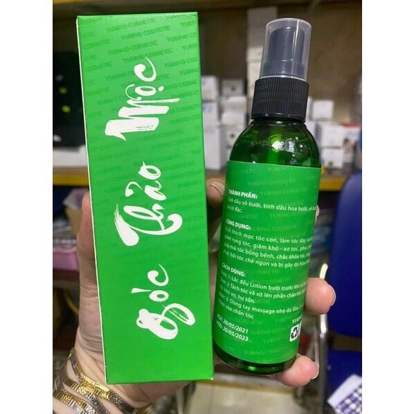 Xịt mọc tóc bưởi xanh hàng loại 1(có hộp+ thơm bưởi)