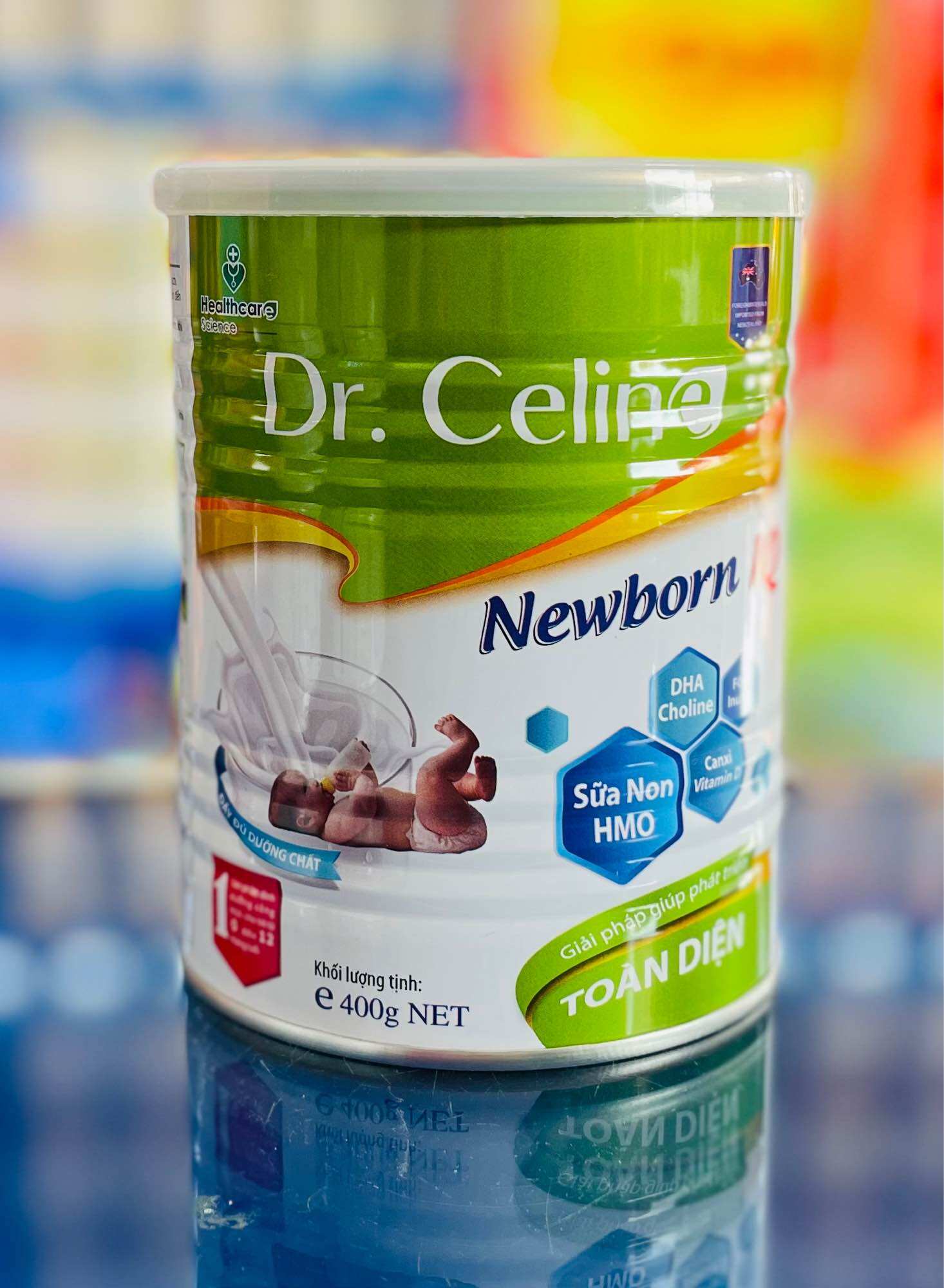 Sữa Bột Dr.Celine Newbron IQ 0-12 Tháng (400g)