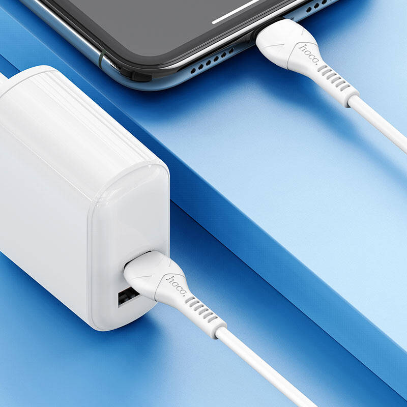 Cáp Sạc Nhanh PD20W Hoco X55 Cho Iphone, Đầu Type C ra Lightning