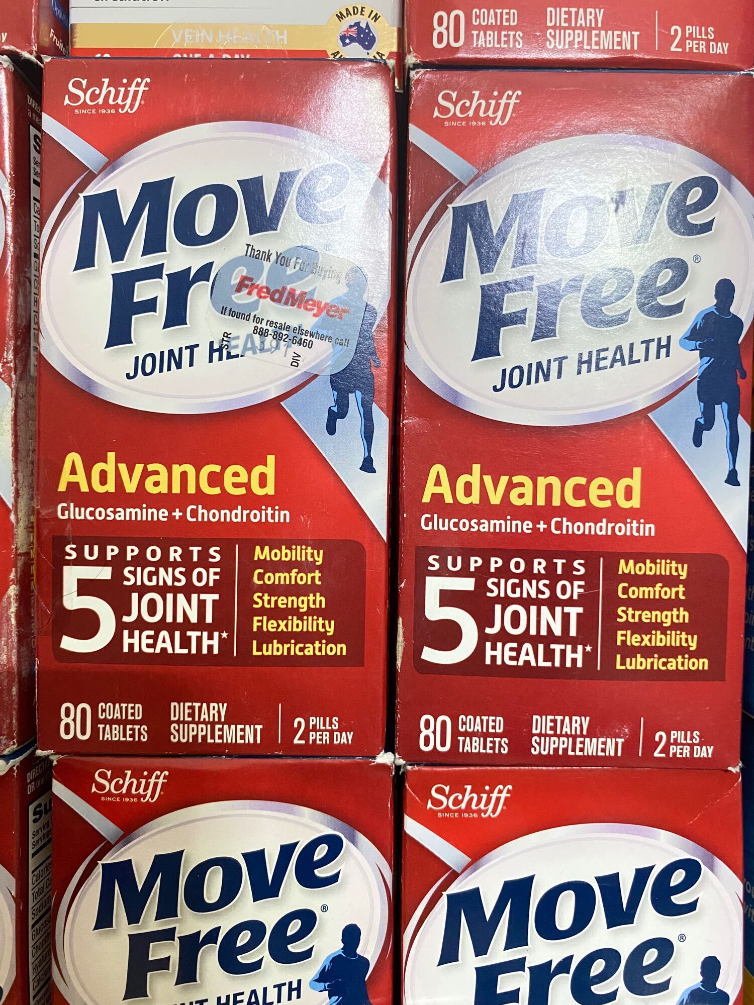 Viên uống bổ khớp Move Free Joint Health Schiff Advanced 80 viên