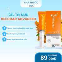 DECUMAR GEL MẪU MỚI  - MIỄN PHÍ VẬN CHUYỂN - GIẢI PHÁP NGỪA MỤN GIẢM THÂM SẸO BẰNG CÔNG NGHỆ NANO (DECURMA GEL TUÝP 20G)