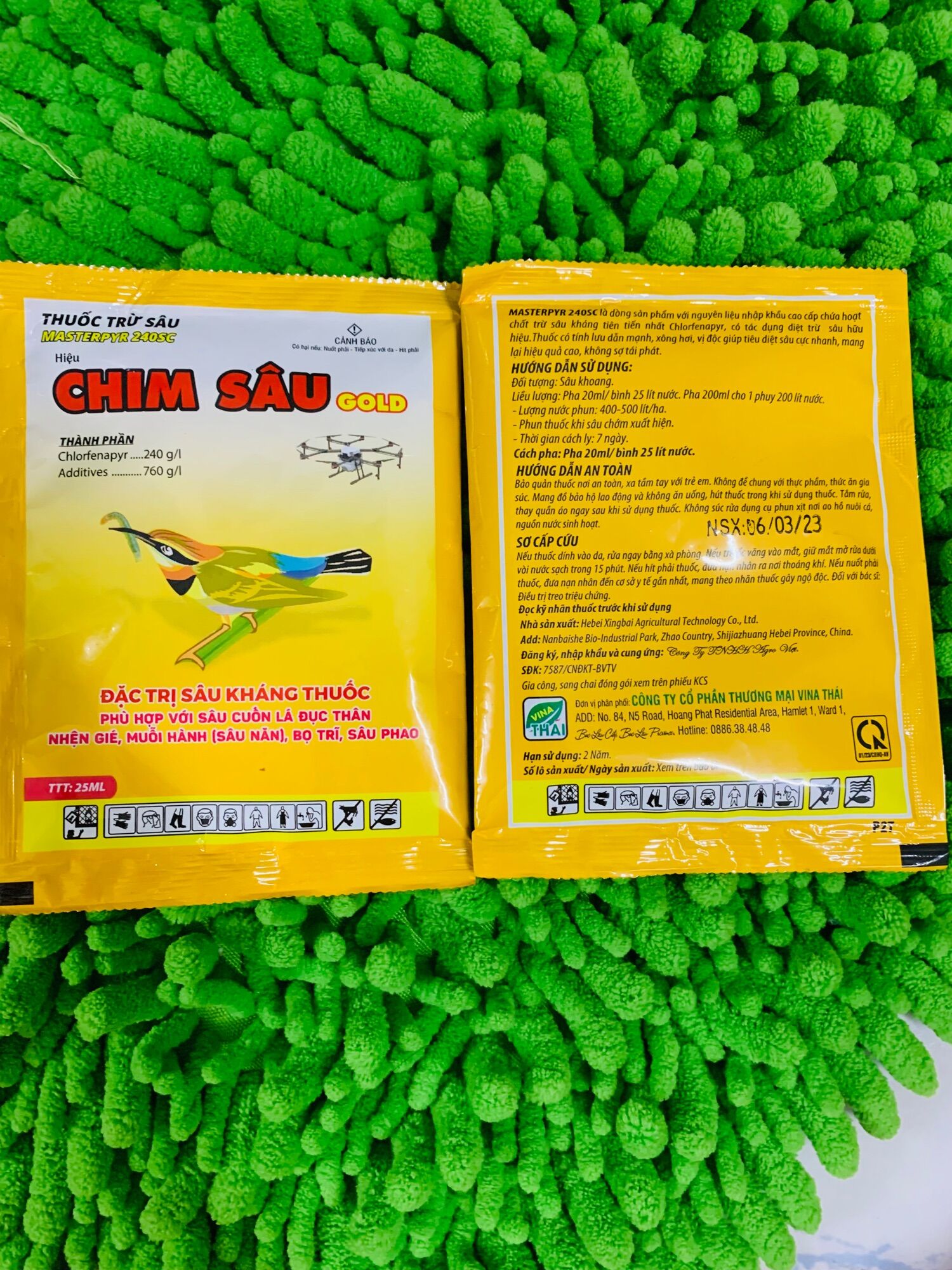 CHIM SÂU gói 25ml_Đặc Trị Sâu Kháng Thuốc