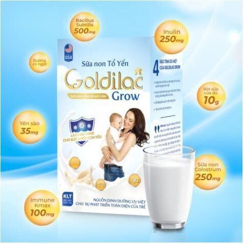 Sữa non sachi goldilac plus/ goldilac grow 28gói