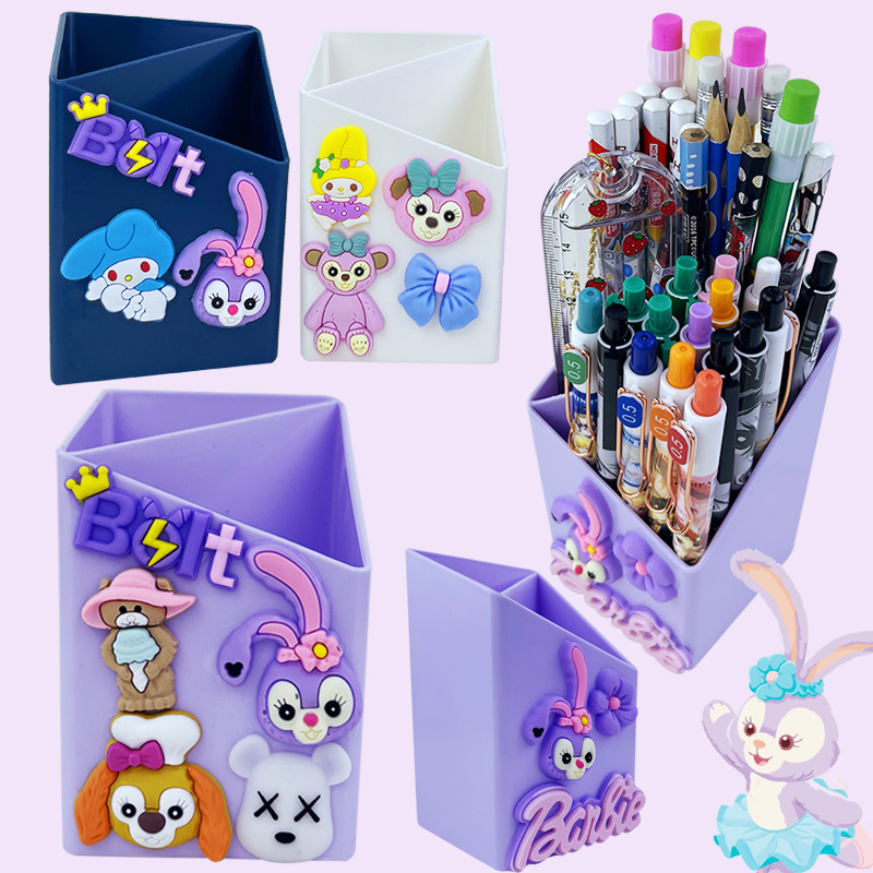 Hộp cắm bút 2 ngăn Barbie