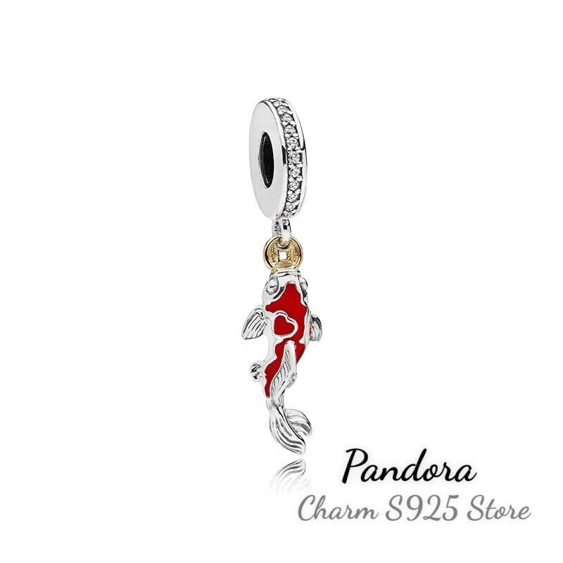 PAN ALE CHARM TREO CÁ CHÉP MAY MẮN BẠC S925 CAO CẤP
