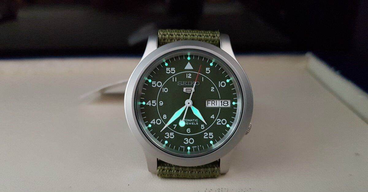 [HCM]Seiko5 Automatic QĐ Size nhỏ 37mm SNK803/805/807/809 