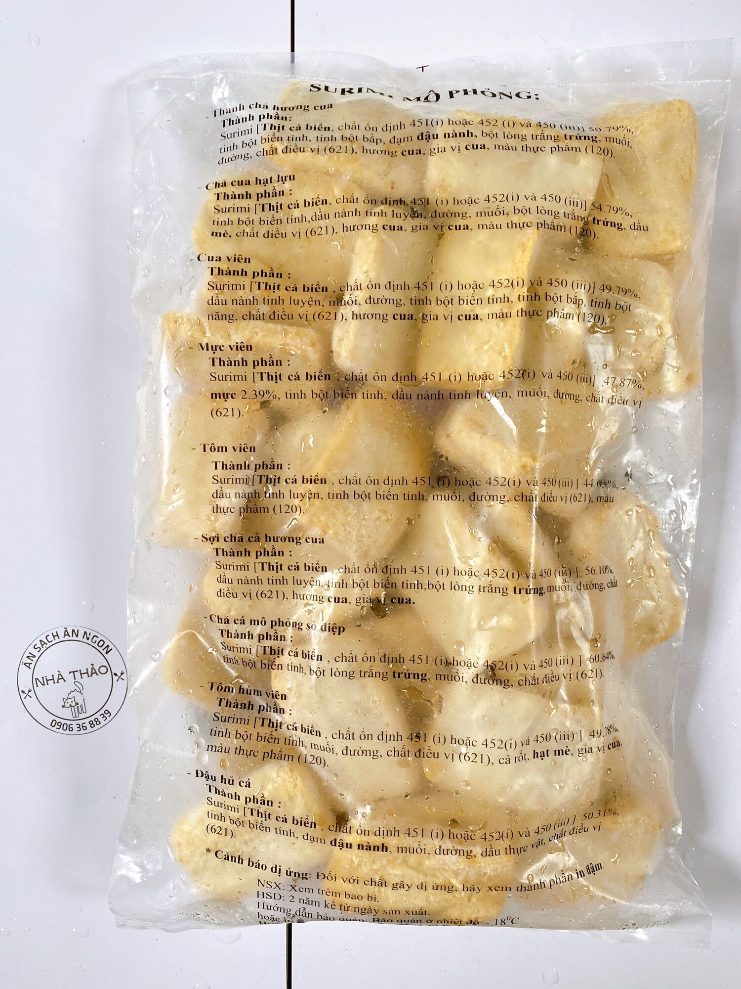 Đậu hủ cá Singapore 500g