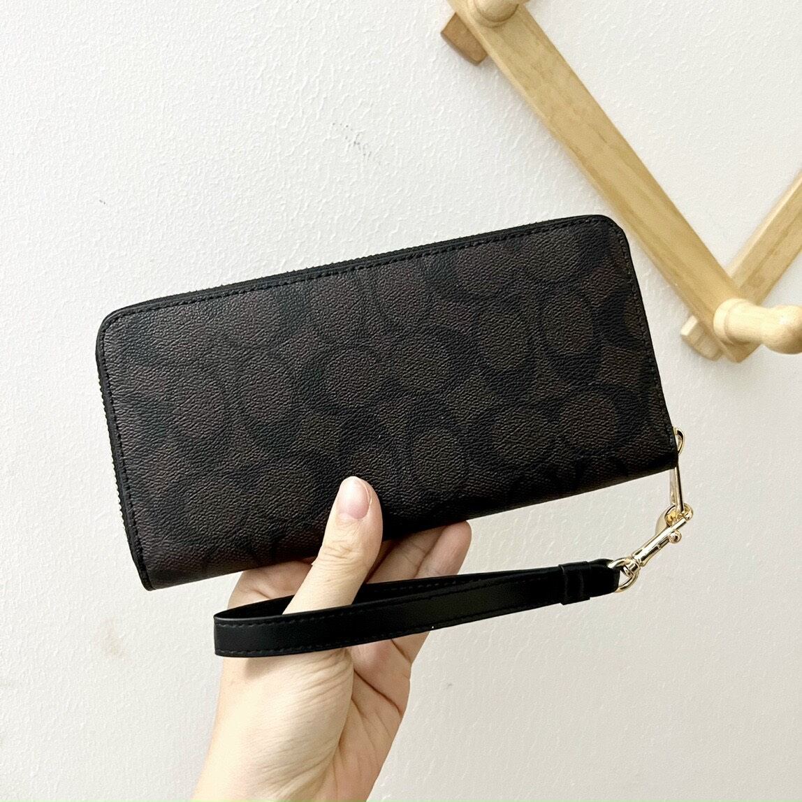 Ví Coach LONG ZIP AROUND WALLET da thật chuẩn xịn