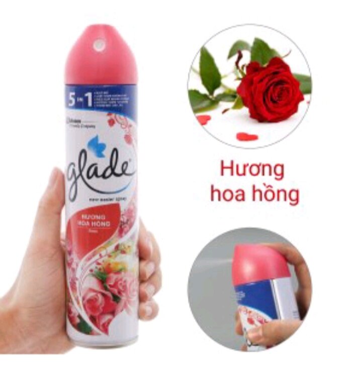 Xịt thơm phòng Glade 280ml ( hương leveder & Hương Hoa)