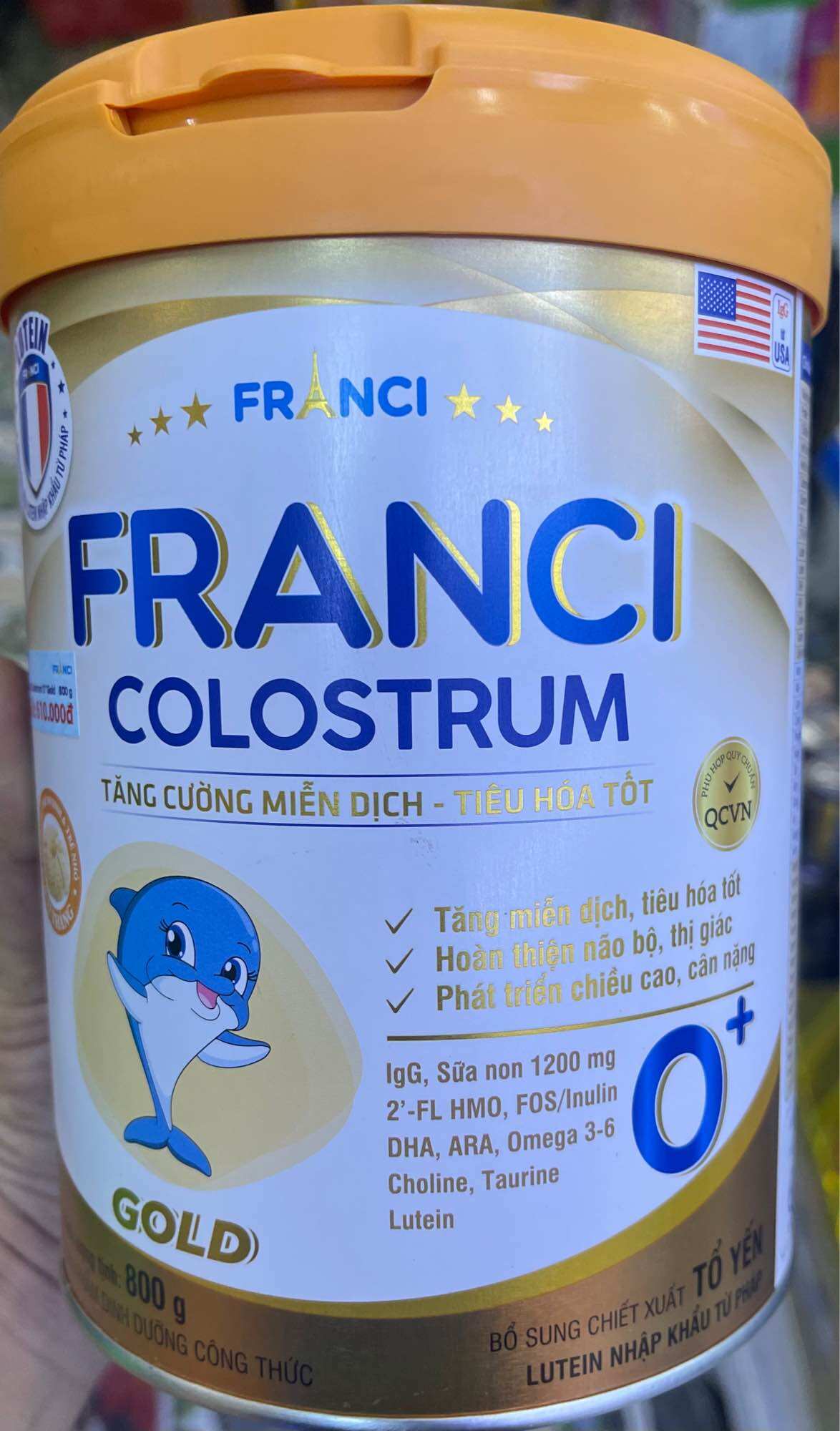 Sữa Franci Colostrum 0+(800g)