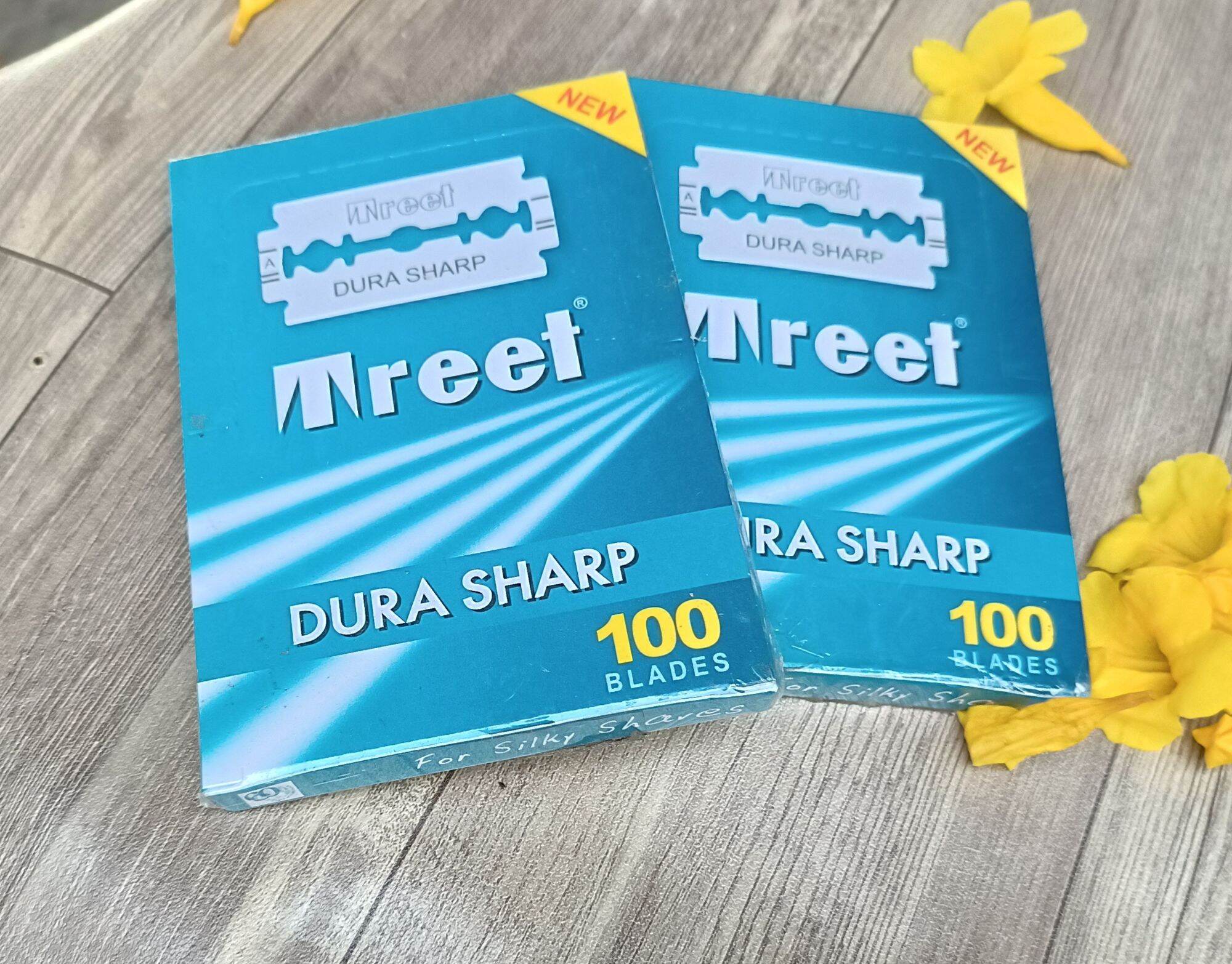 Hộp dao lam treet xanh xịn