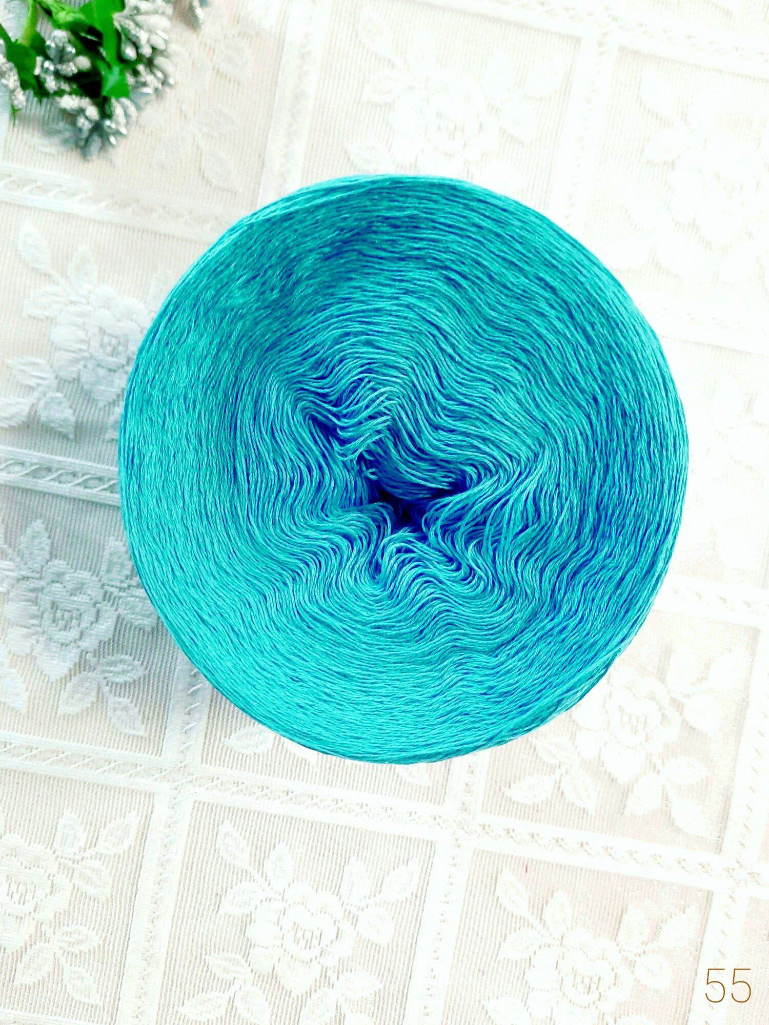 Sợi lace cotton Nhật pha lụa viscose, se 0.5mm