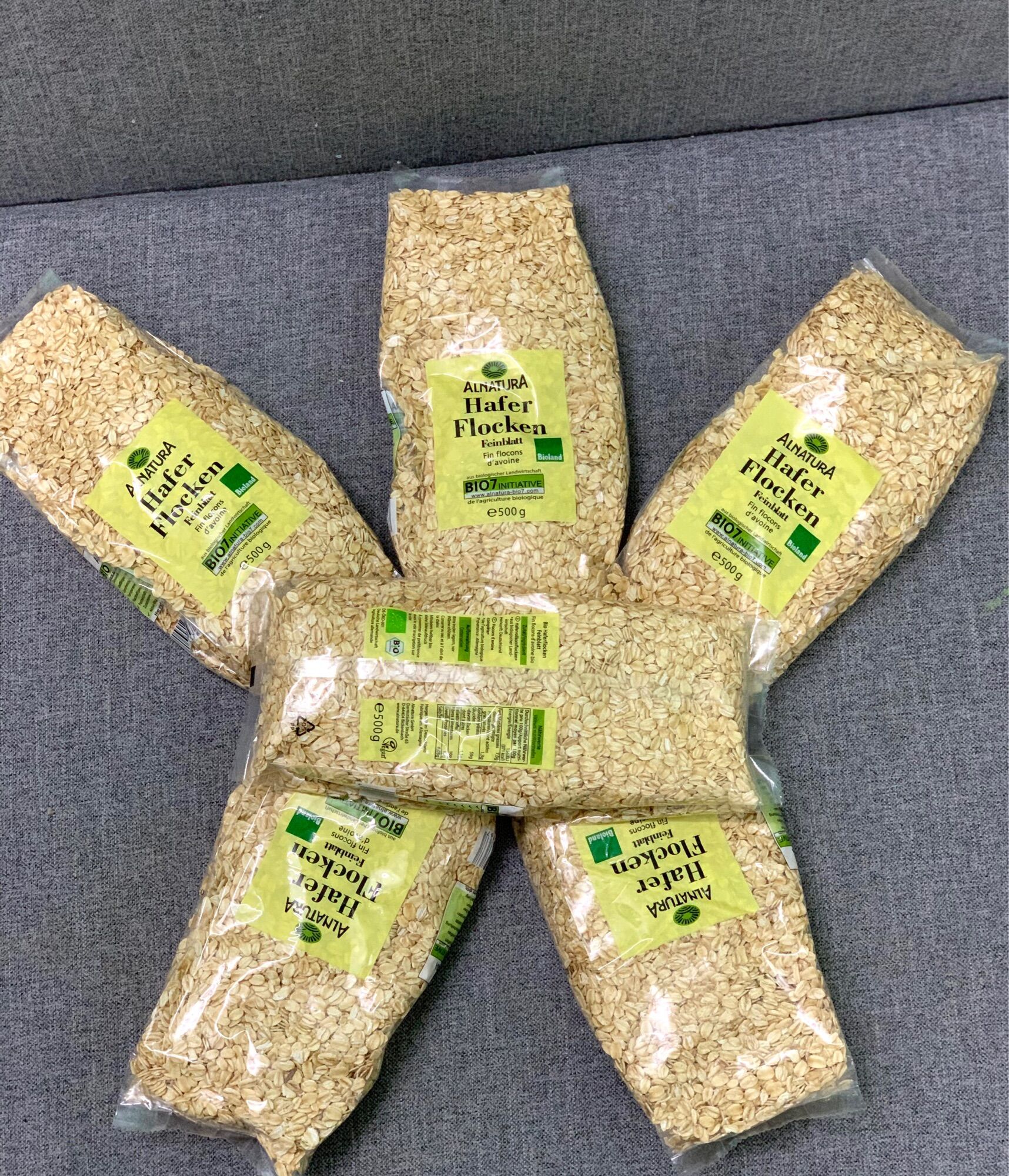 Yến mạch giảm cân cán dẹt gói 500g