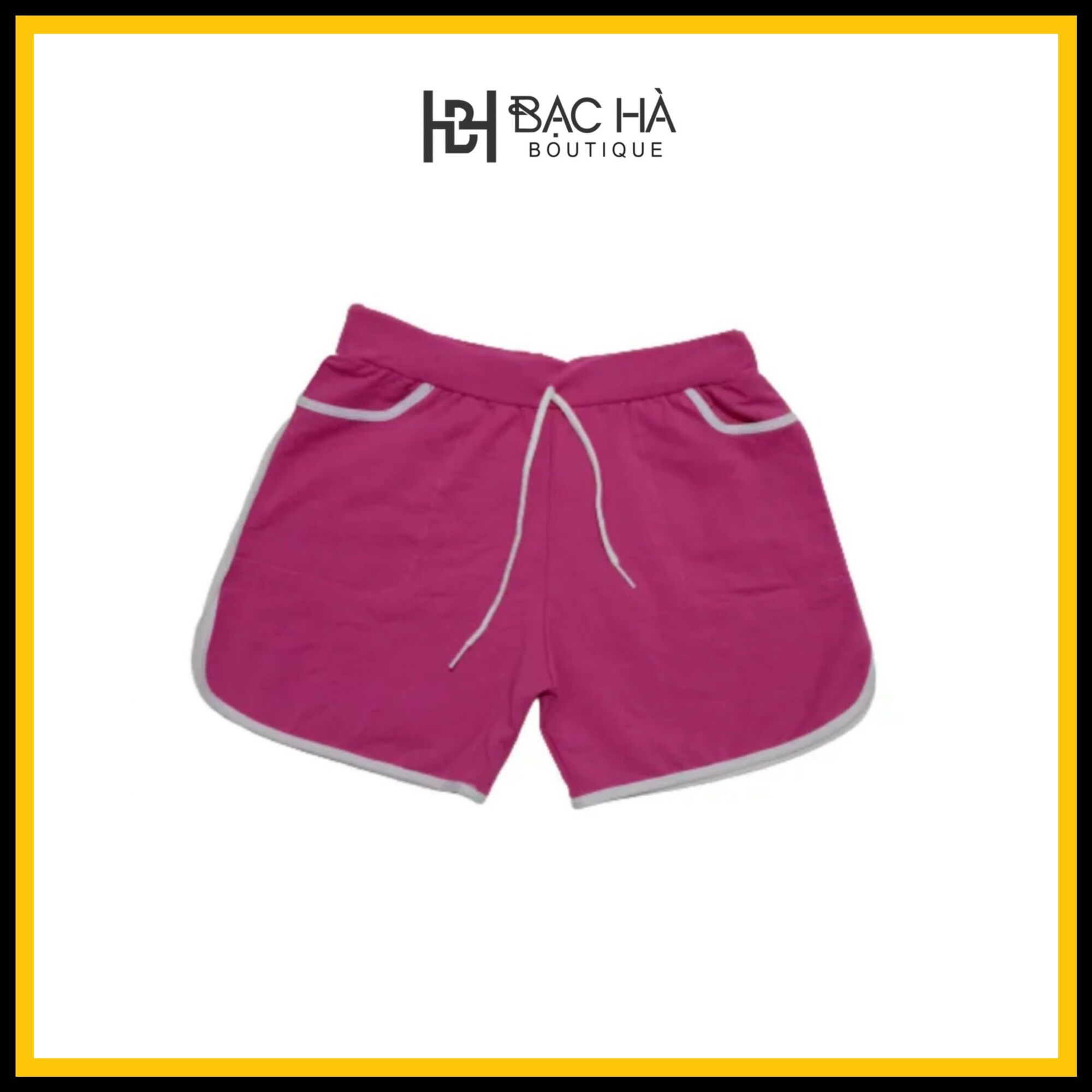 QUẦN SHORT BÉ GÁI MÀU HỒNG 23-35KG- CHẤT DA CÁ XỊN
