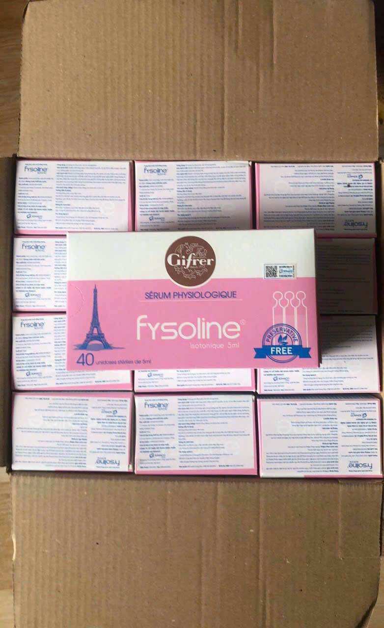 [CHÍNH HÃNG - DATE 2026] - Nước muối sinh lý Physiodose Gilbert Pháp 40 ống 5ml siêu sạch