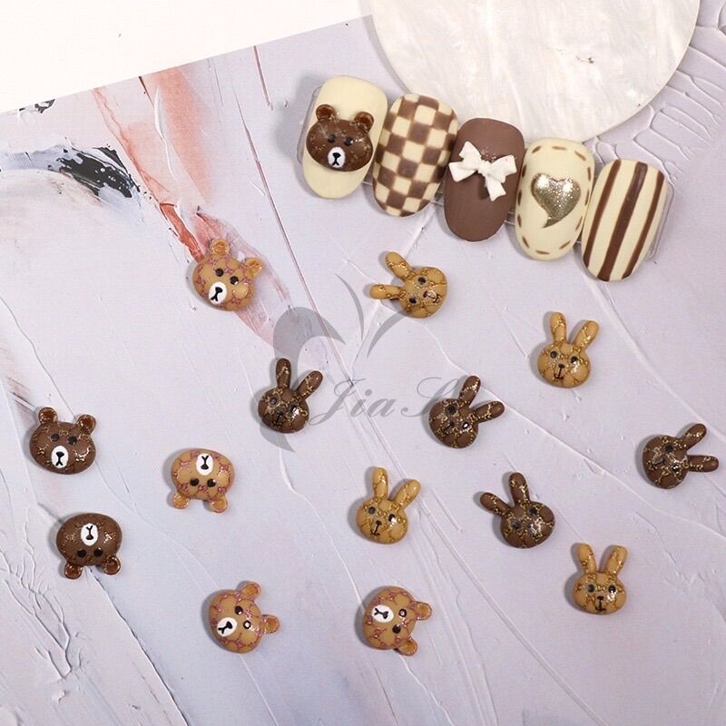 CHARM GẤU NÂU M54 15 viên