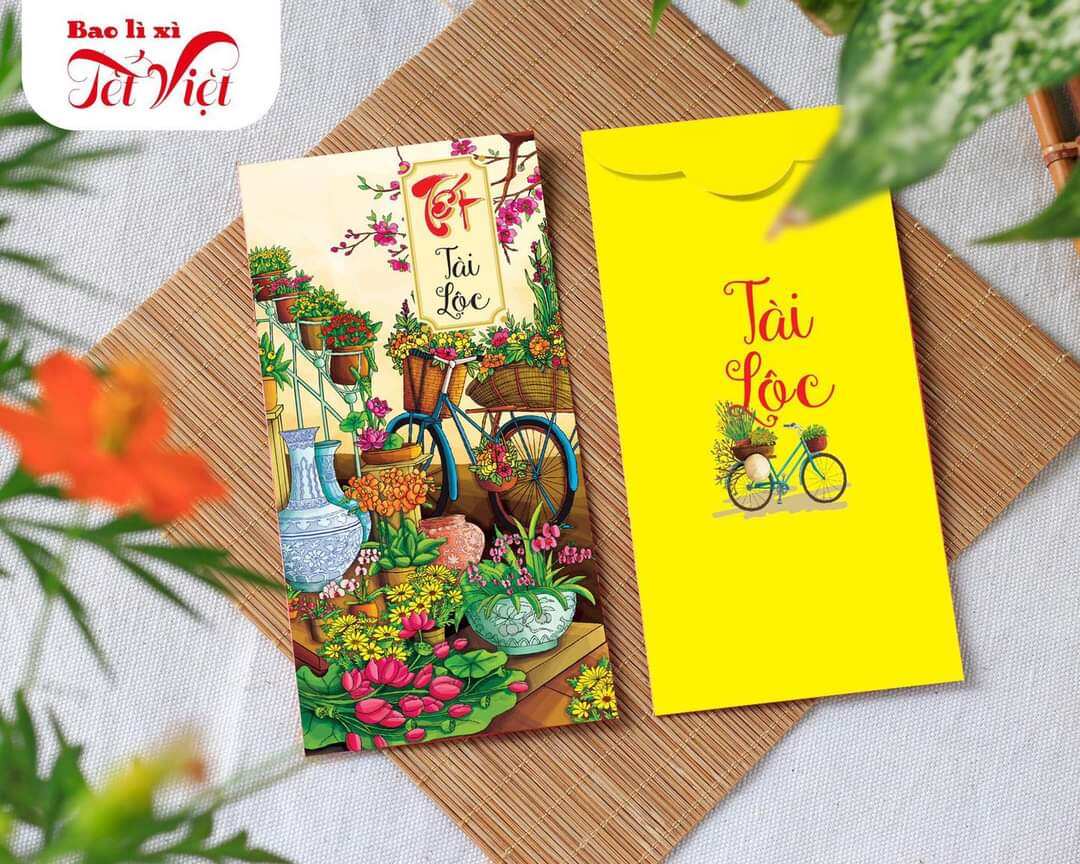 Set 20 bao lì xì Tết 2022