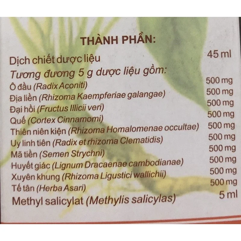 [HCM] Cồn xoa bóp giảm đau nhức JAMDA