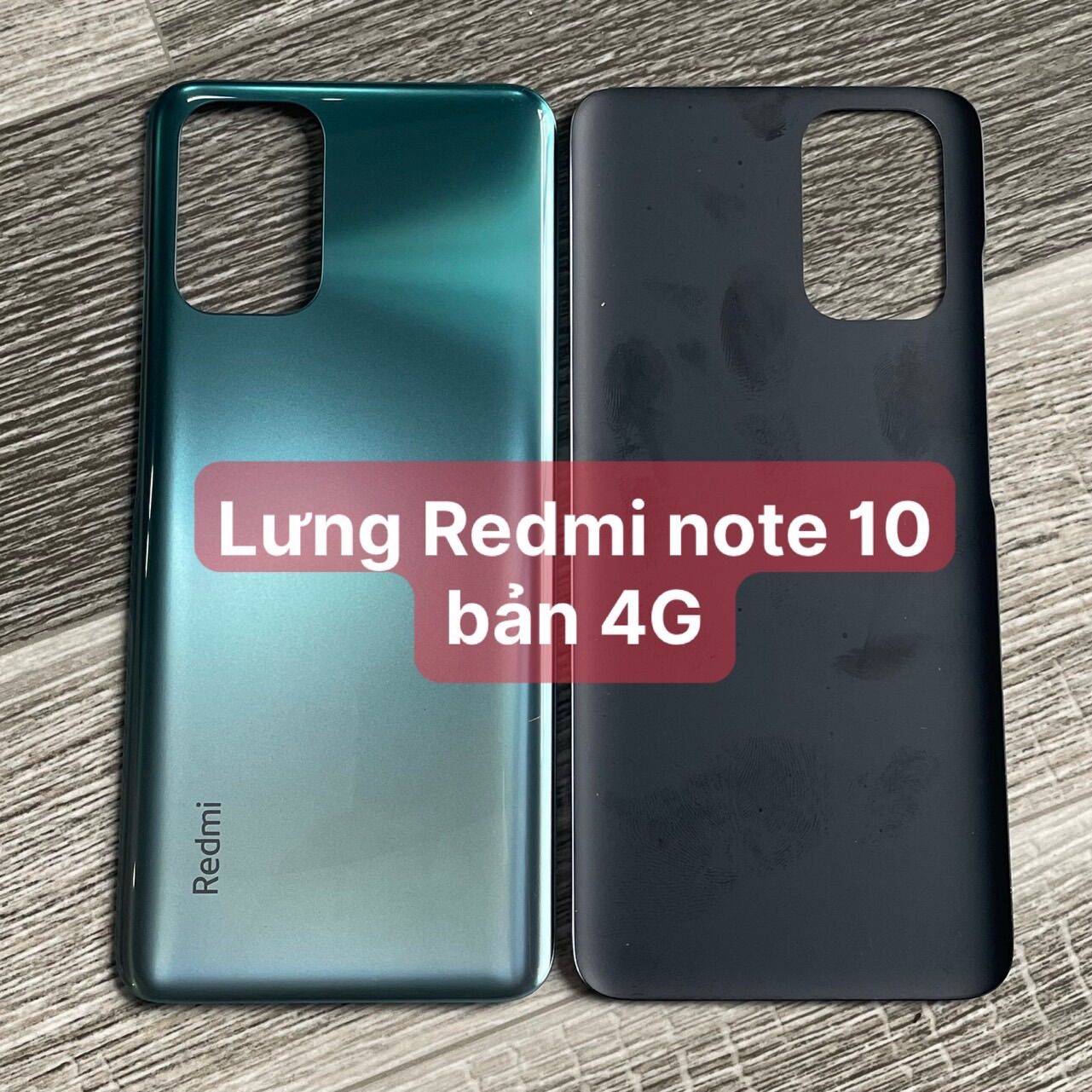 nắp lưng xiaomi Redmi note 10 / note 10s bản 4G lắp chung