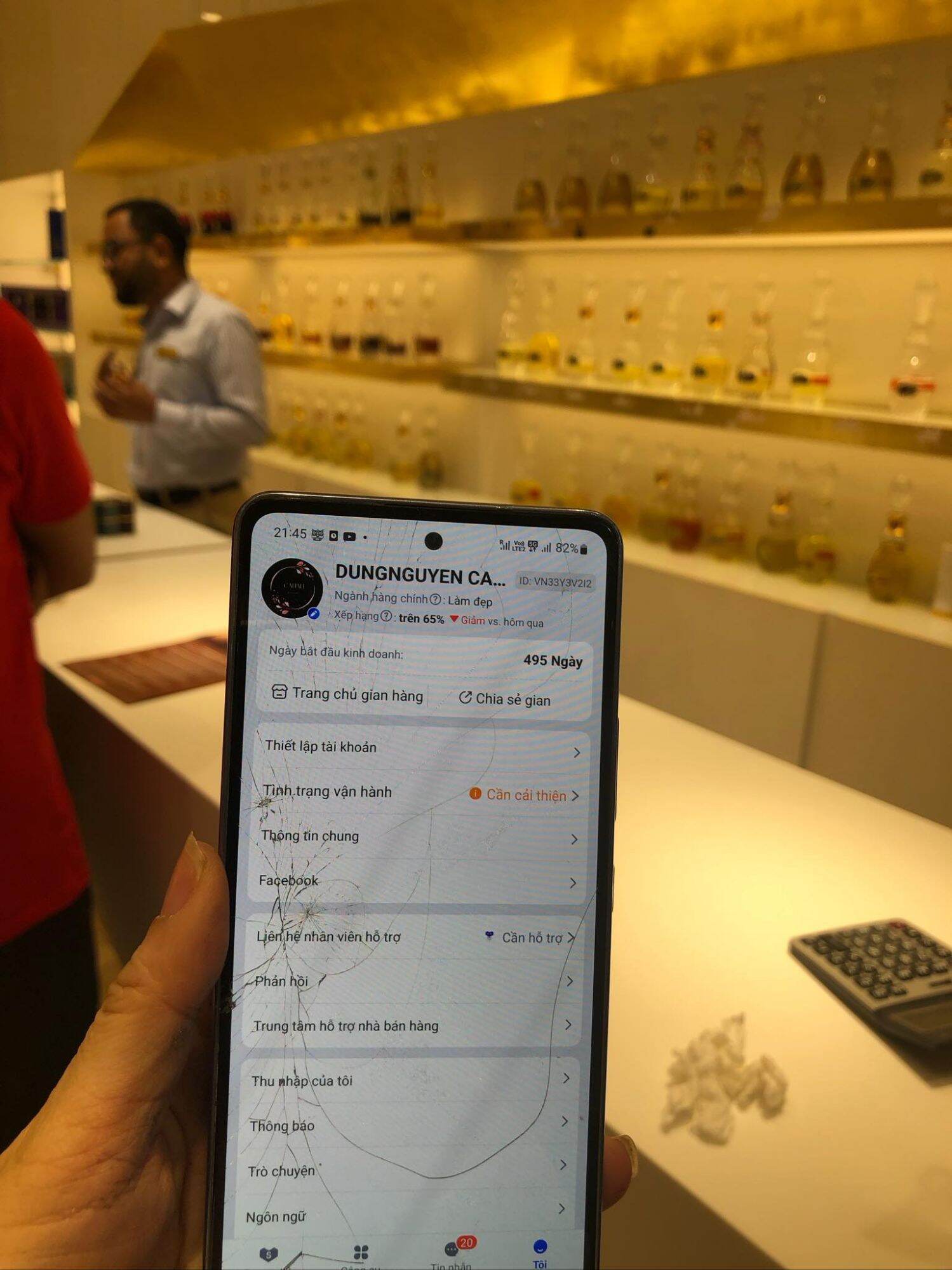 Nước hoa BLUE SPICE  của KHADLAJ(có hình ảnh mua hàng)