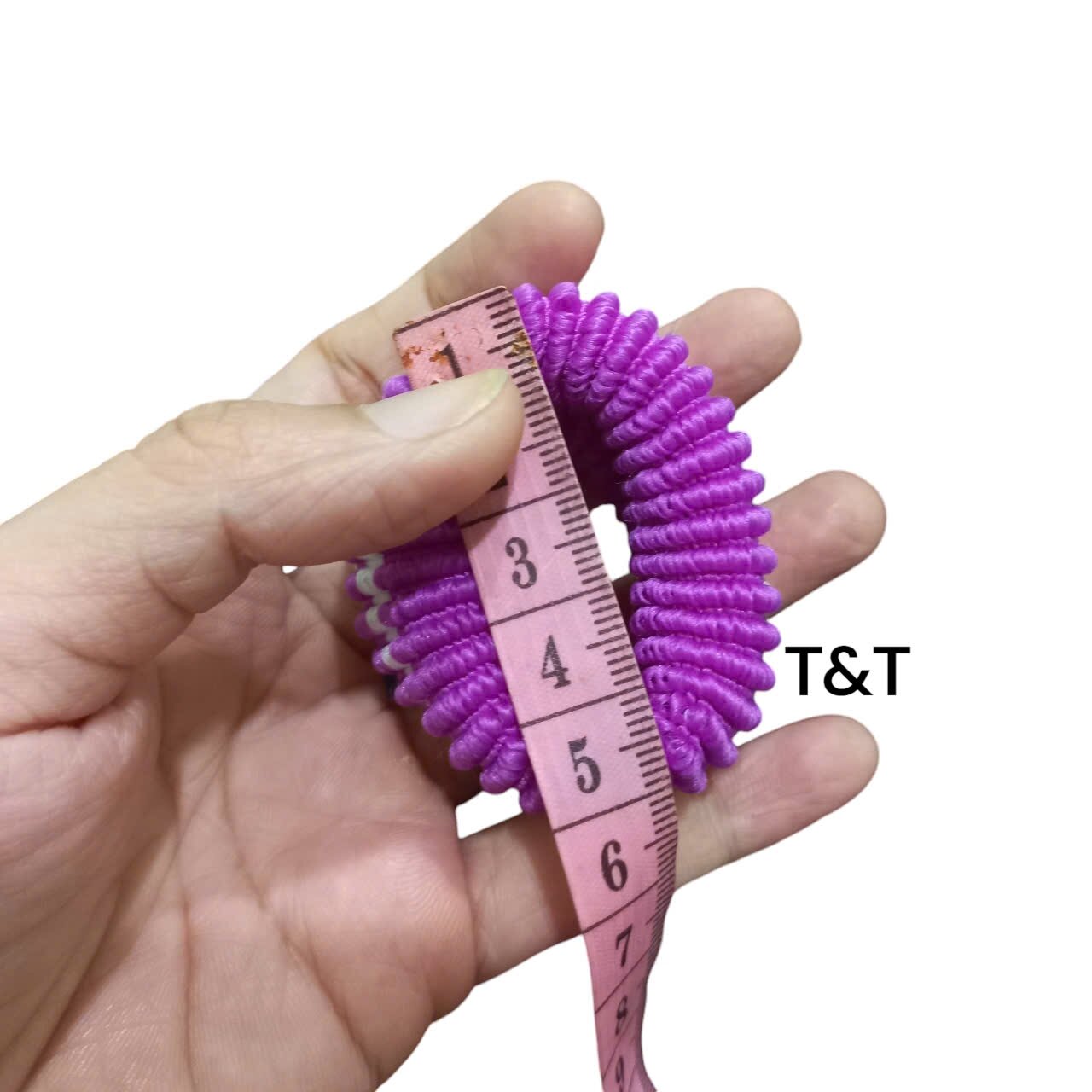 Túi 12 dây cột tóc 6 màu (bản 2cm-3cm)