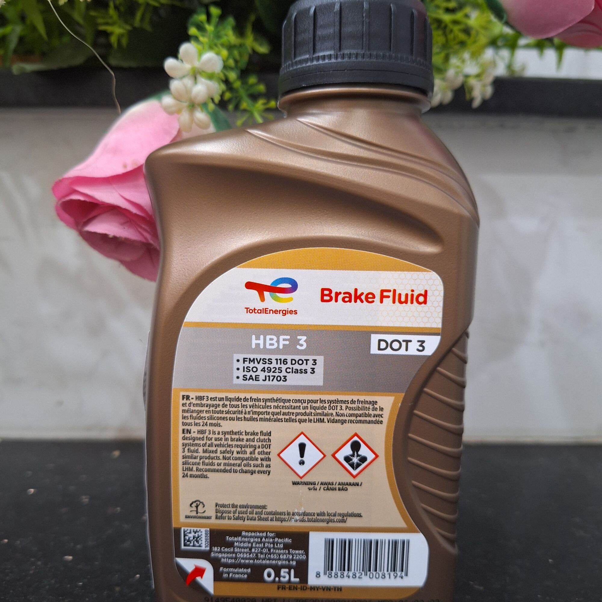 Dầu phanh (Dầu Thắng) tổng hợp TOTAL HBF 3 Dot 3