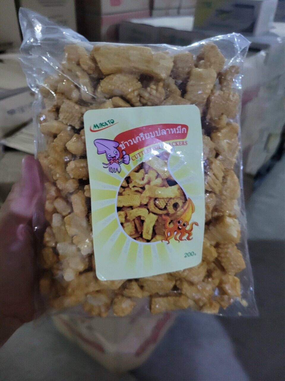 [MỚI NHẤT 10/2025]SNACK MỰC MIKATO THÁI LAN GÓI 200 gram