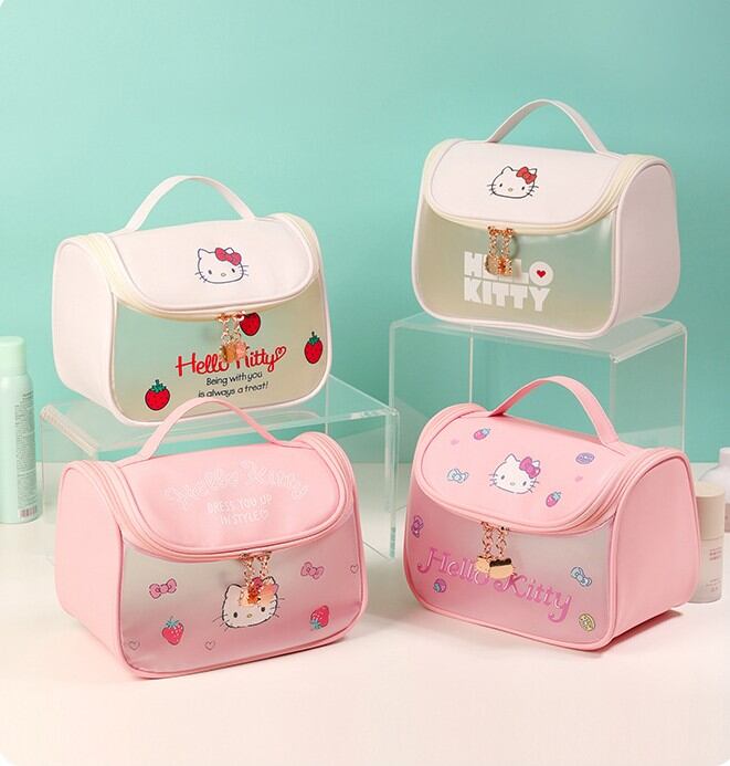 🌸túi đựng mỹ phẩm hello kitty