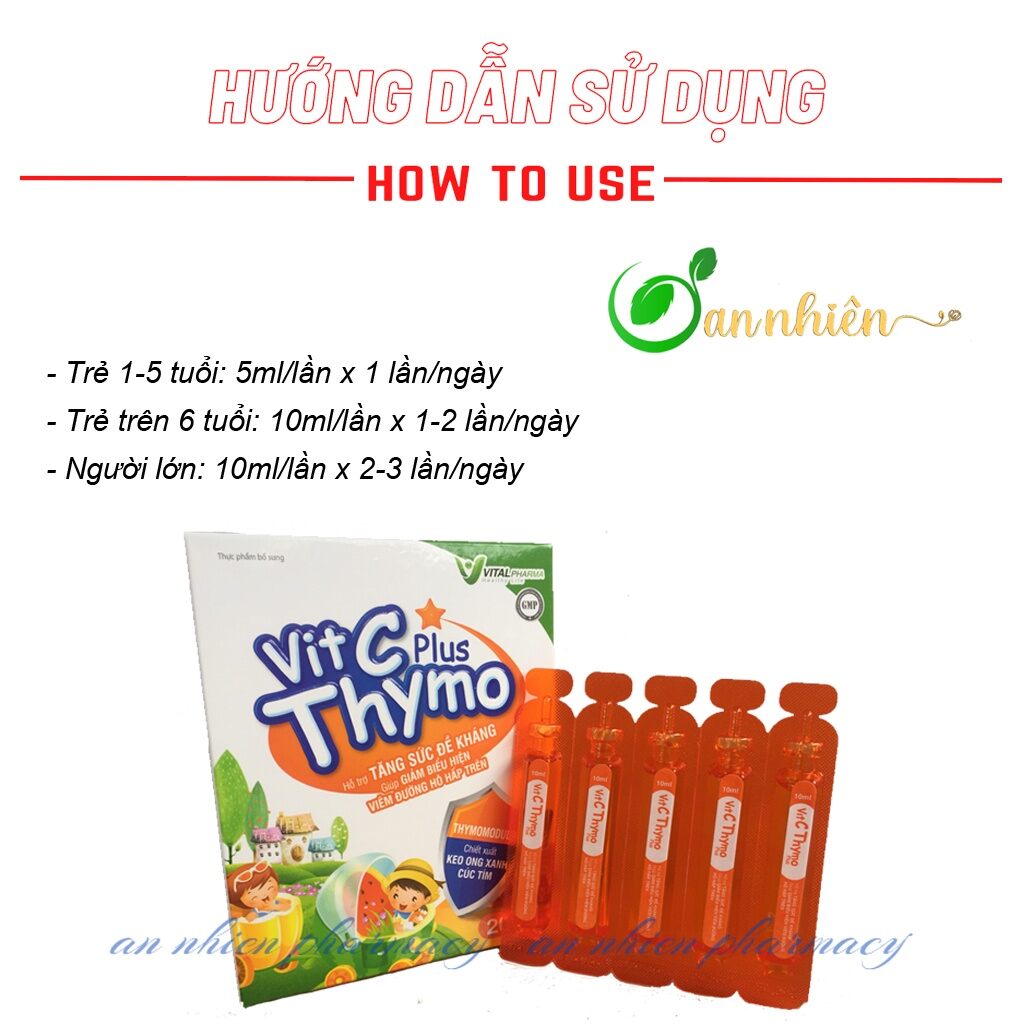 Siro tăng sức đề kháng cho trẻ vitc thymo .