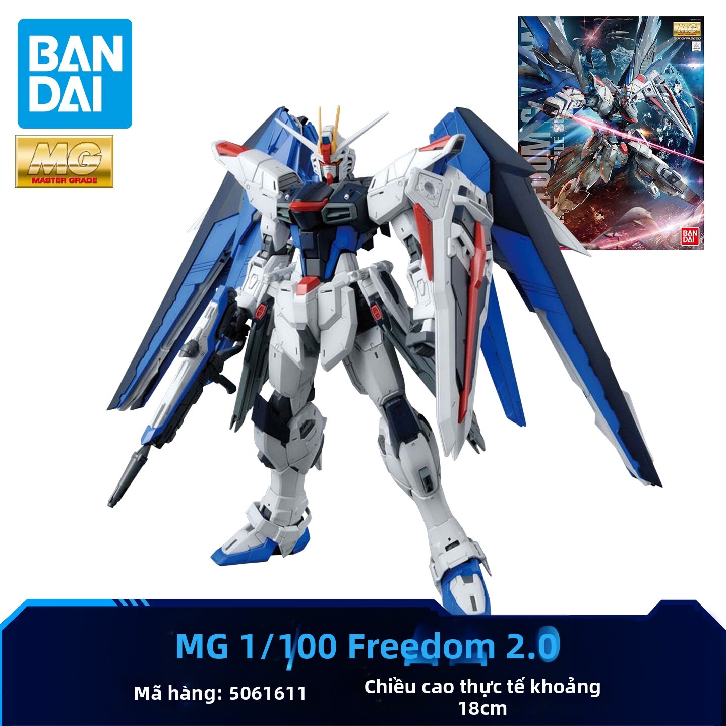 Bandai | Bộ Lắp Ráp Mô Hình Gundam MG Red Astray Wing Zero EW Barbatos Strike Freedom