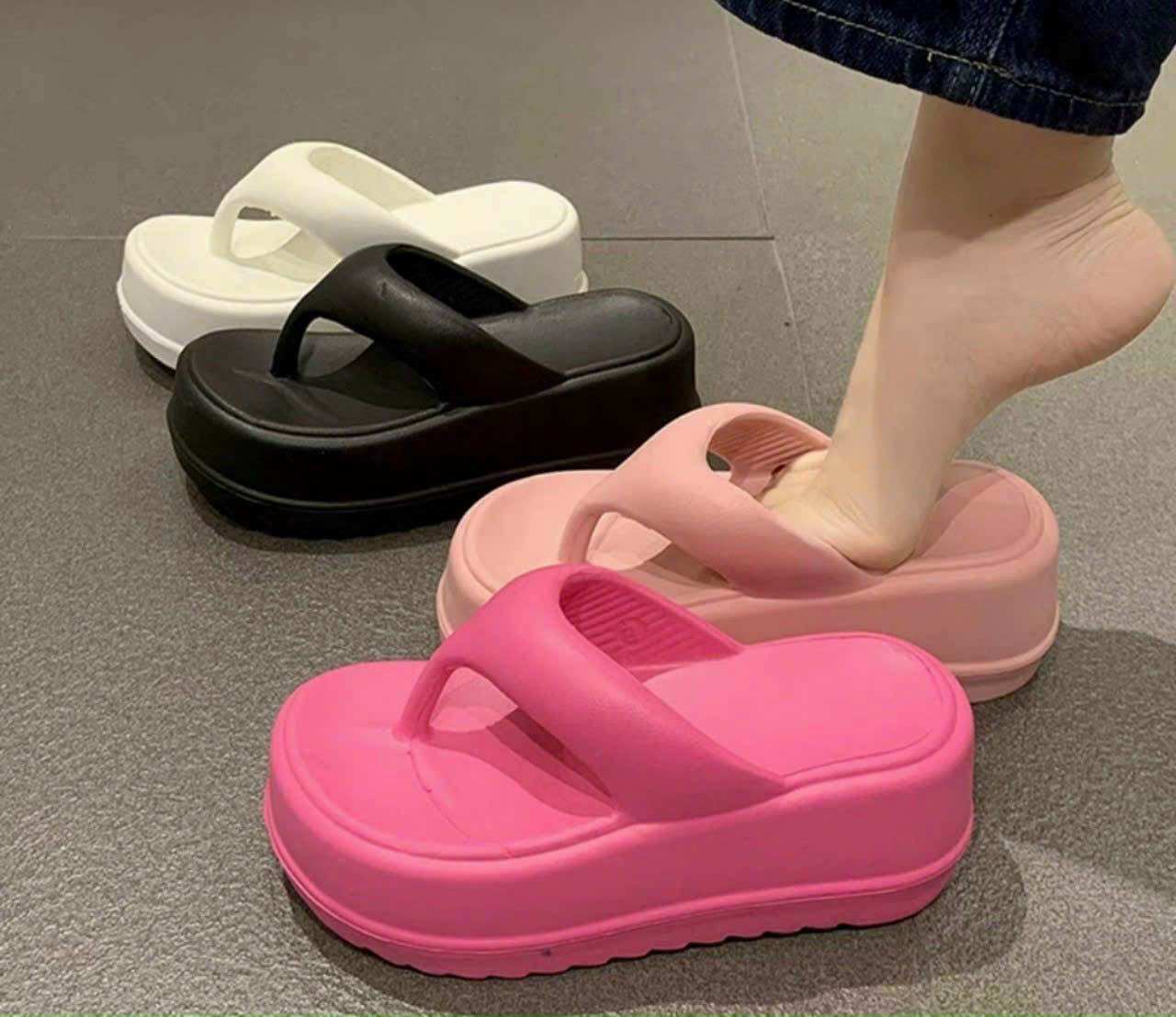 Dép tông xốp nữ 7cm siêu xinh