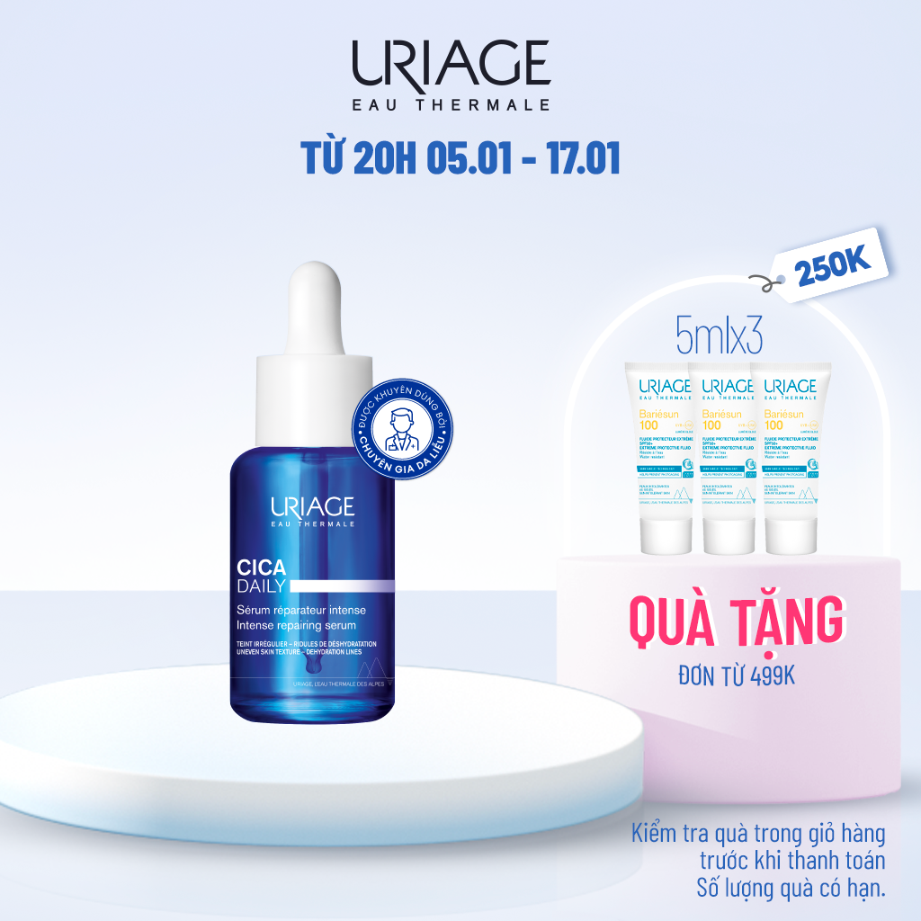 Serum làm dịu làm lành và phục hồi da hàng ngày URIAGE CICA DAILY SERUM 30ml