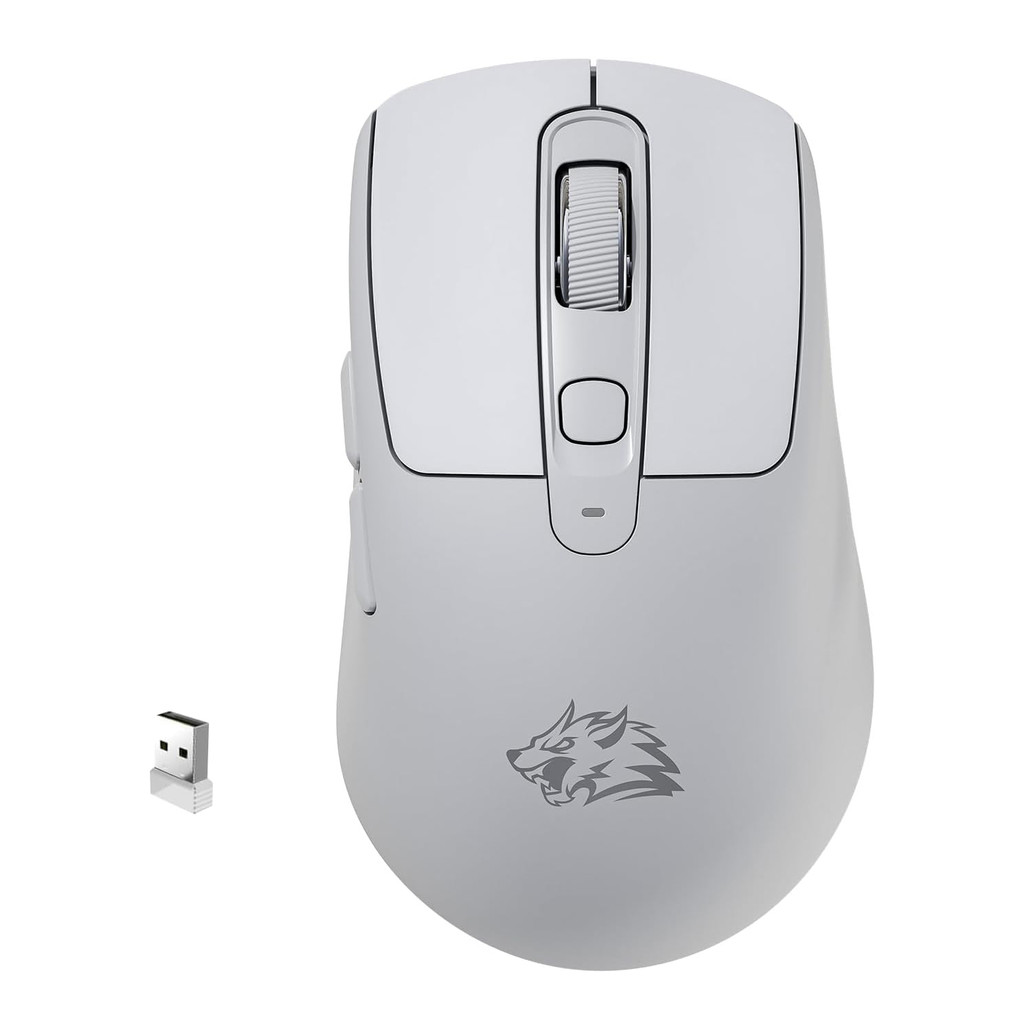 FreeWolf A3 Chuột Không Dây Bluetooth 2.4G Hai Chế Độ Sạc Chuột Chơi Game 4000 Dpi Cho Máy Tính Để B