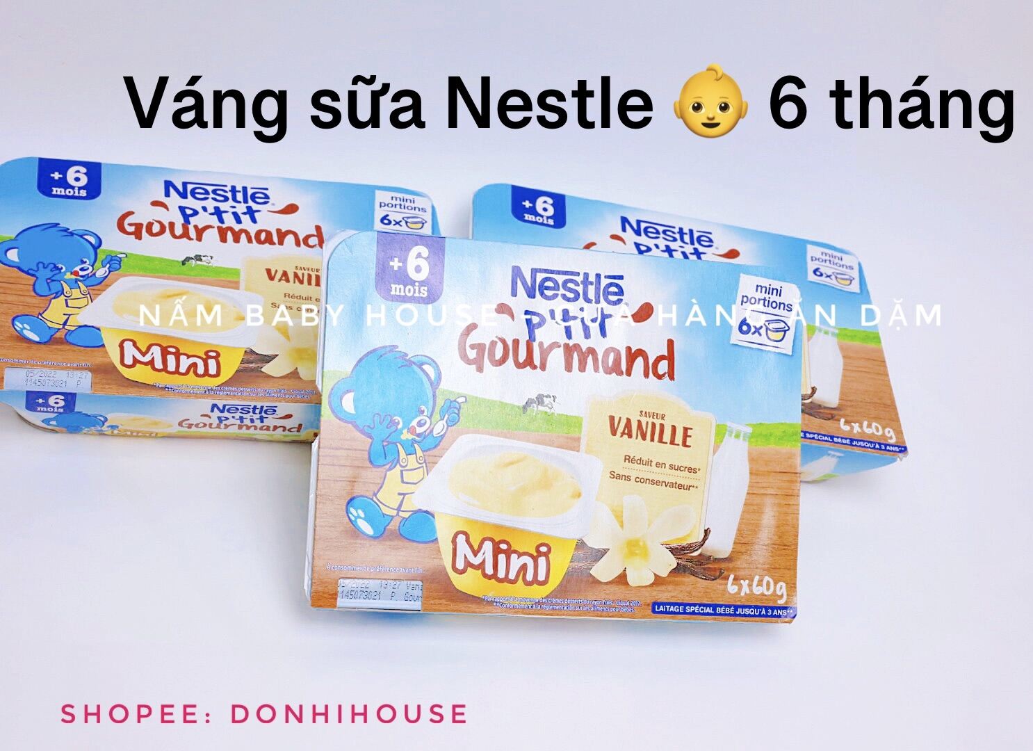 Váng sữa Nestle Pháp dành cho bé từ 6 tháng date mới nhất
