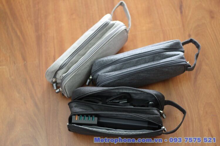 Túi đựng đồ công nghệ phụ kiện điện thoại dạng dài Baona ( 23cm x 11cm x 8.5cm )