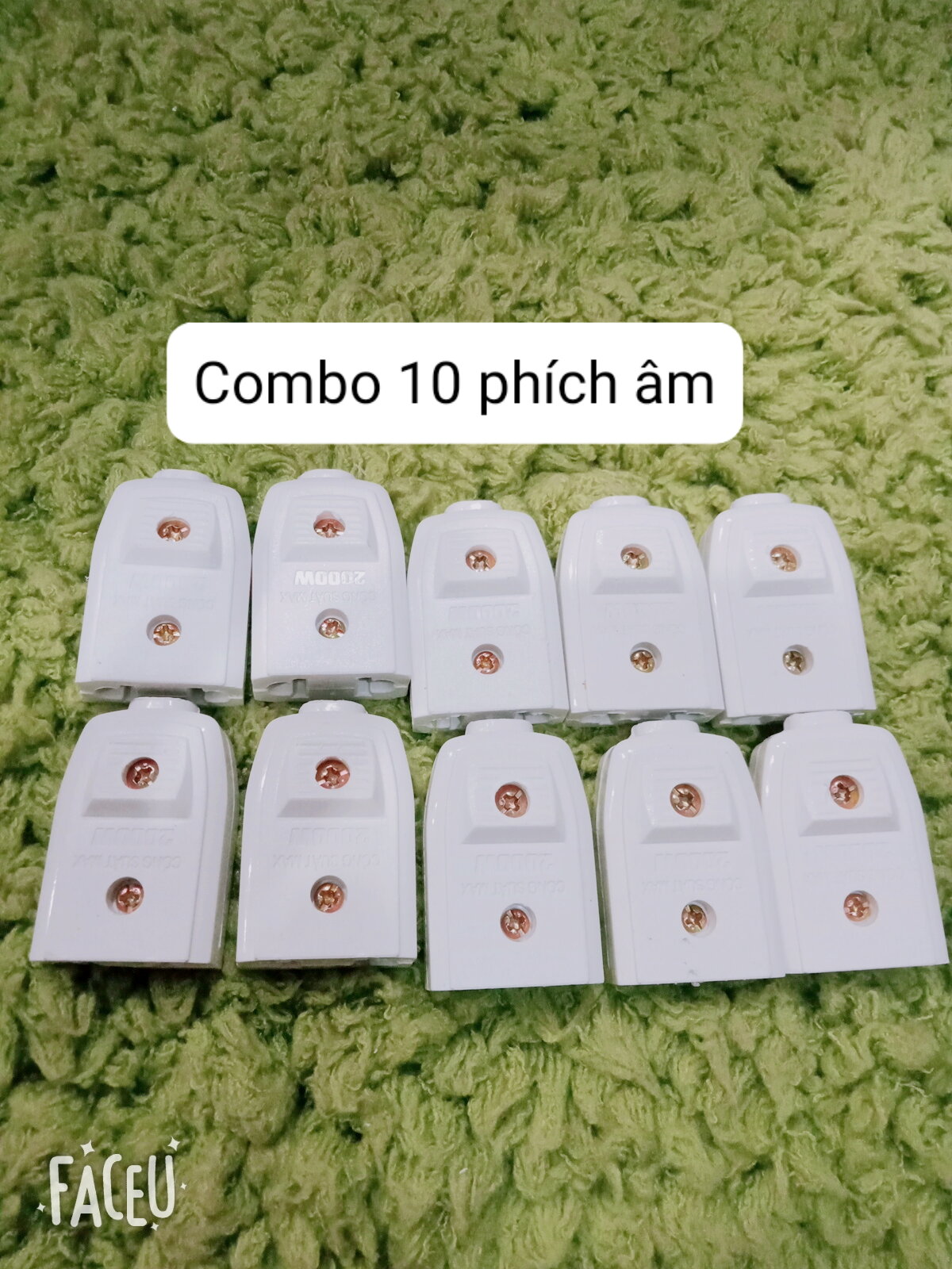 Combo 10 phích cắm điện âm dương loại tốt giá sỉ