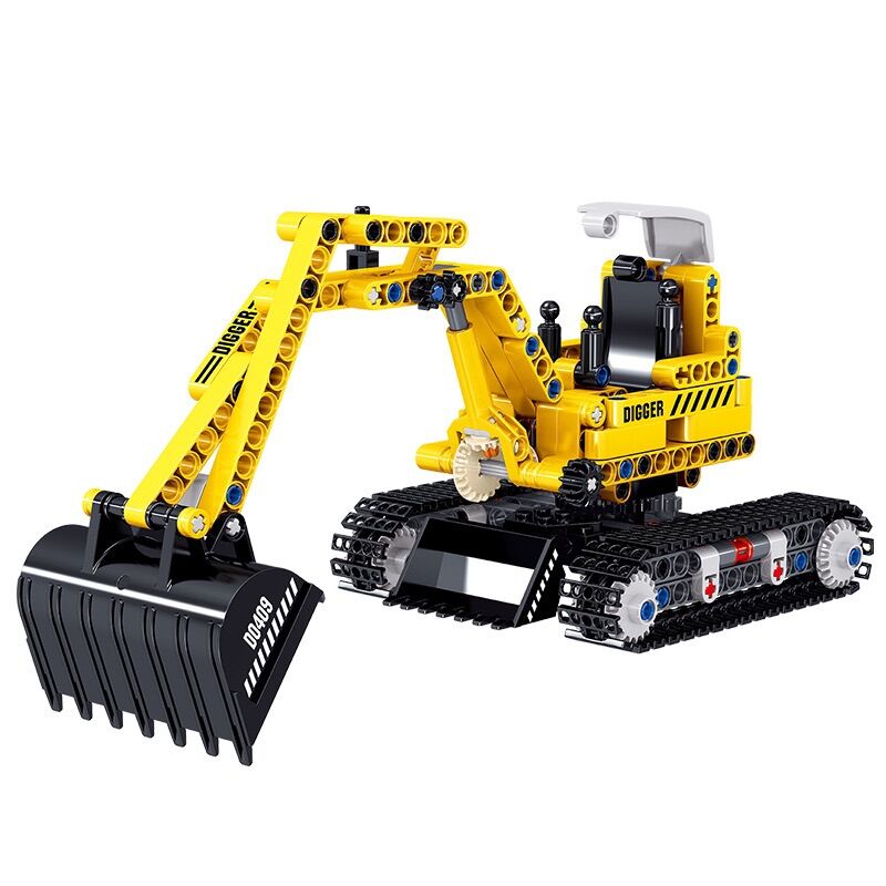 302PCS ĐỒ CHƠI LEGO LẮP GHÉP MÔ HÌNH XE MÁY XÚC TECHNIC QL0408