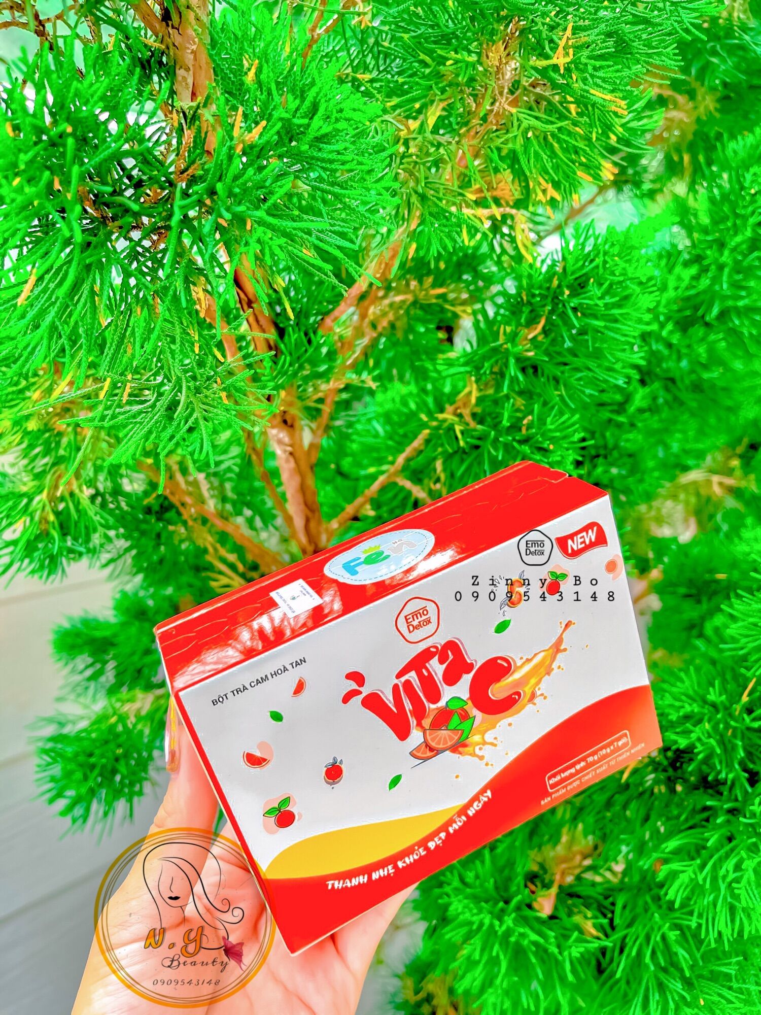 EMO DETOX Nước Giảm Cân Vị Cam - Vita C Emo