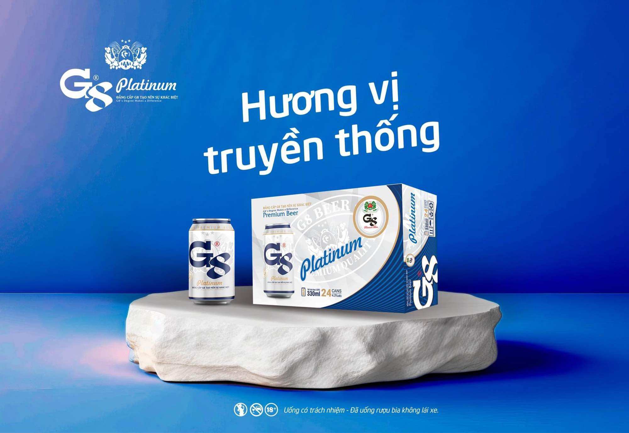 Bia g8 platinum vinaken bắc giang