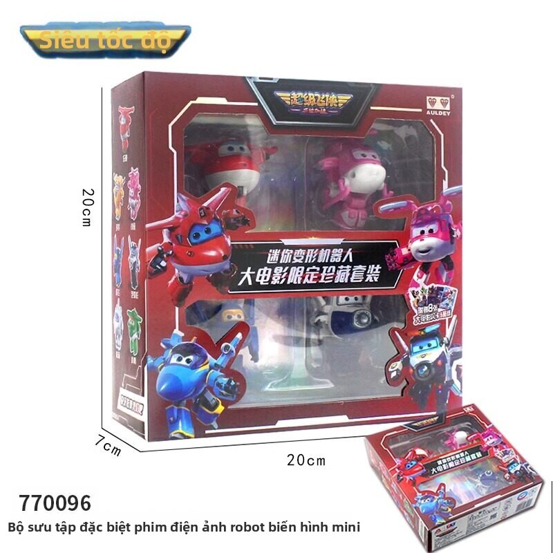Bộ Robot Nhỏ Biến Hình Super Wings
