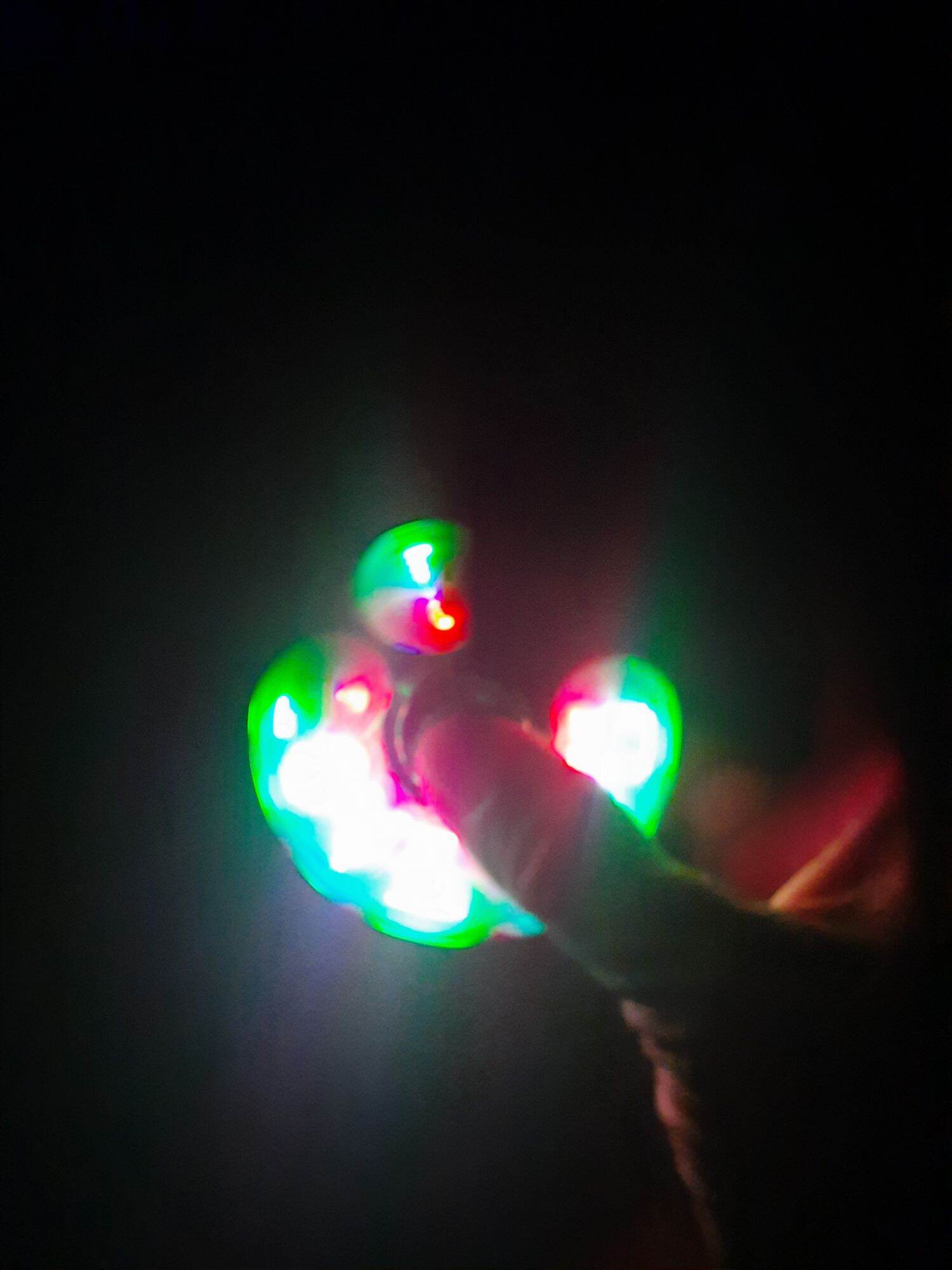 Con quay spiner có đèn led chớp nhanh chậm