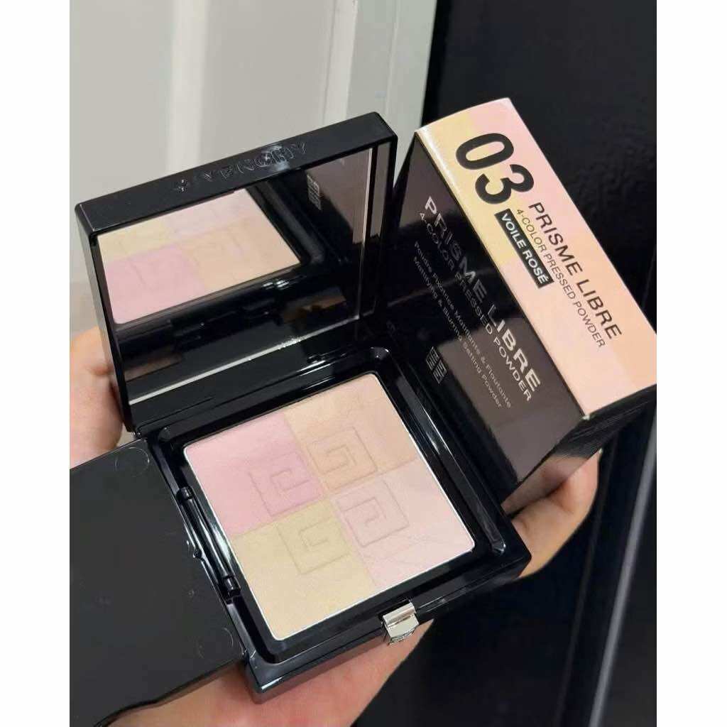 [CHÍNH HÃNG 100%] PHẤN PHỦ NÉN GIVENCHY PRISM LIBRE PRESSED POWDER VELVET #03 VOILE ROSE