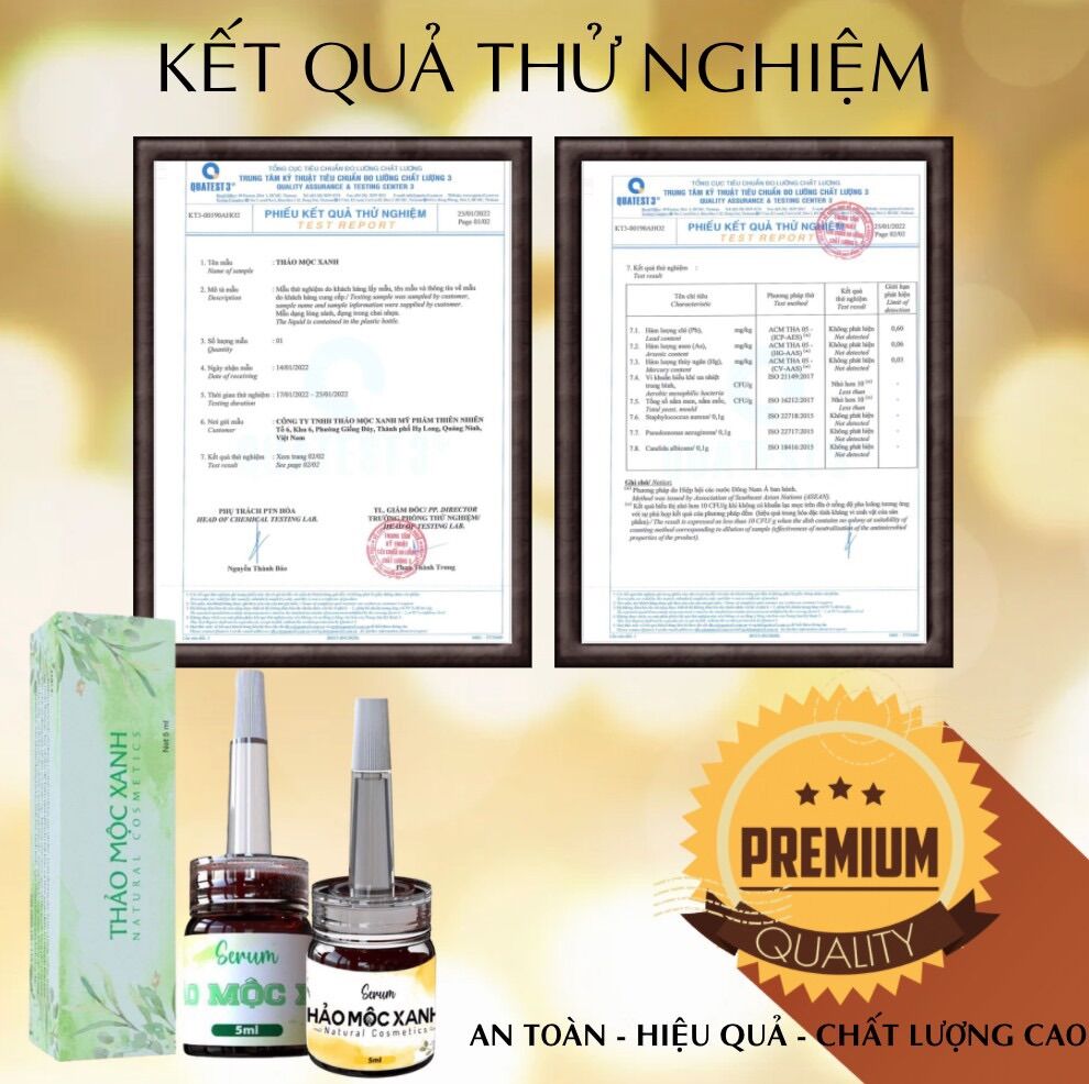 [Sẵn Hàng] Combo Serum Thảo Mộc Xanh (2lọ)