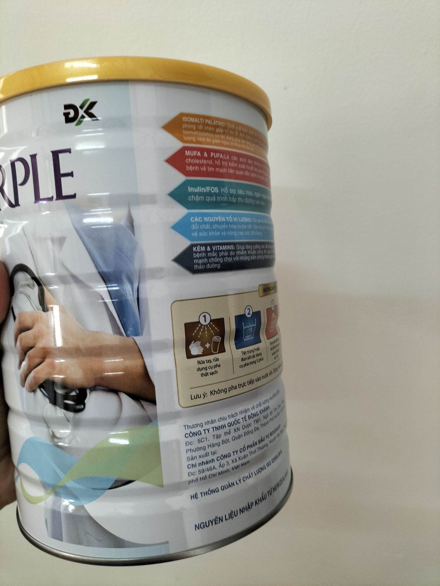 Sữa tiểu đường dia purple 900 g ( dành cho người bị tiểu đường)