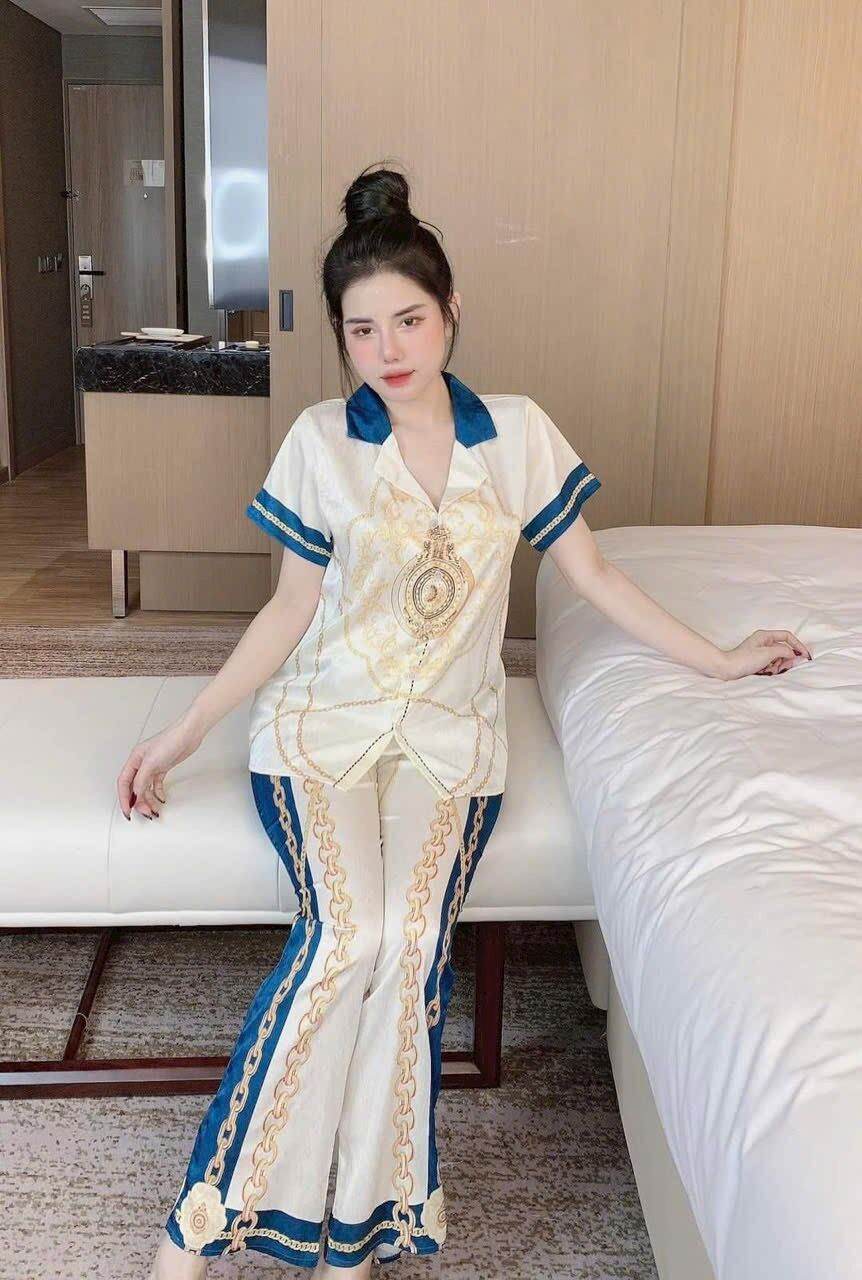 Đồ bộ tay ngắn lụa mềm cao cấp. Hàng thiết kế chuẩn from